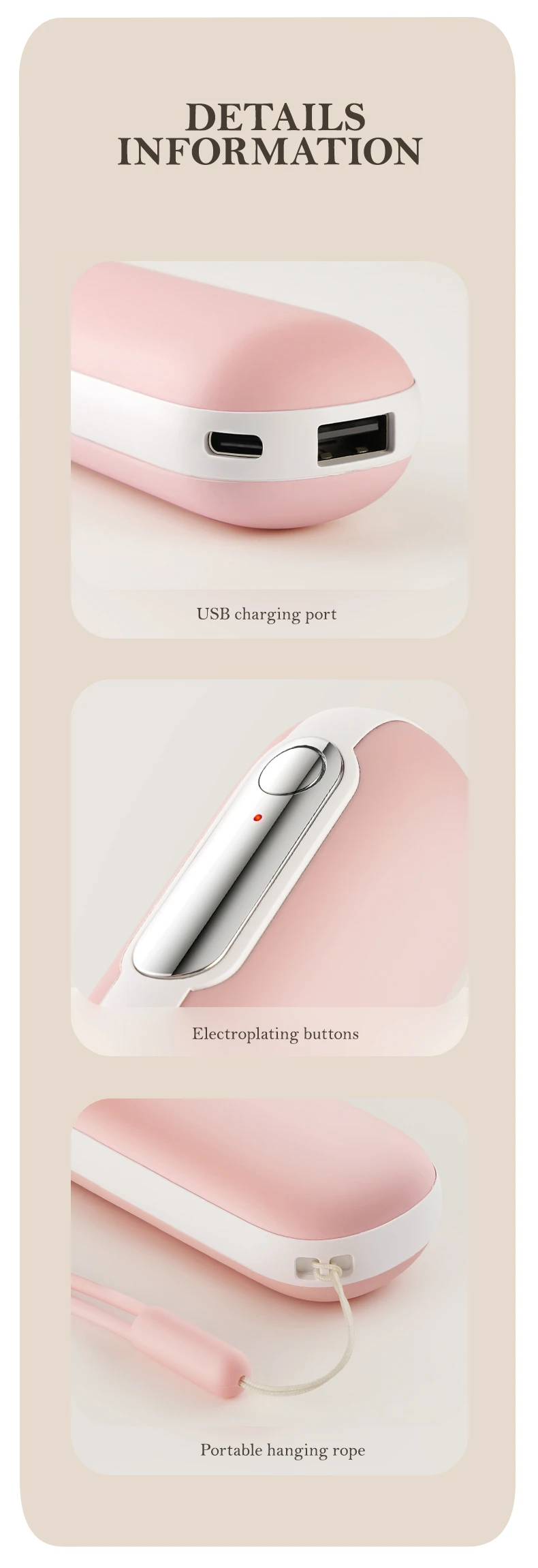 Details of USB Charging Hand Warmer Heater